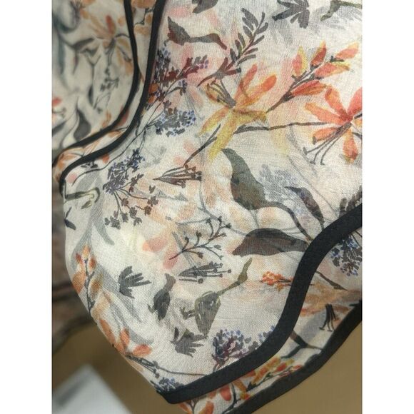 Sachin & Babi Silk Mini Dress Floral Multicolored NWOT Size 2 Long Sleeve - Picture 14 of 14